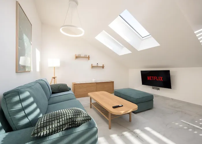 Large In A Quiet Area With Terrace & Free Garage * ブルノ