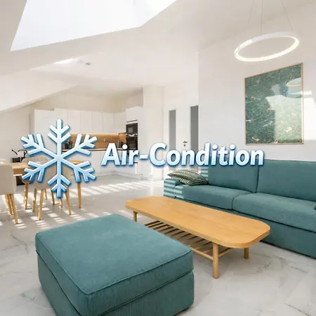 公寓 Large In A Quiet Area With Terrace & Free Garage